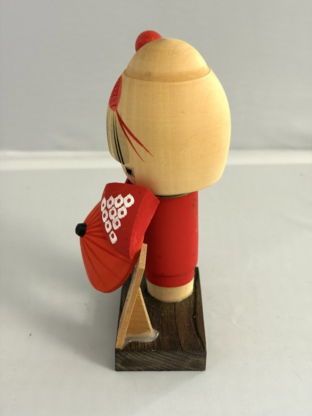 Vintage Japanese Kokeshi Wooden Doll Folk Art Wooden Doll - Picture 4 of 6